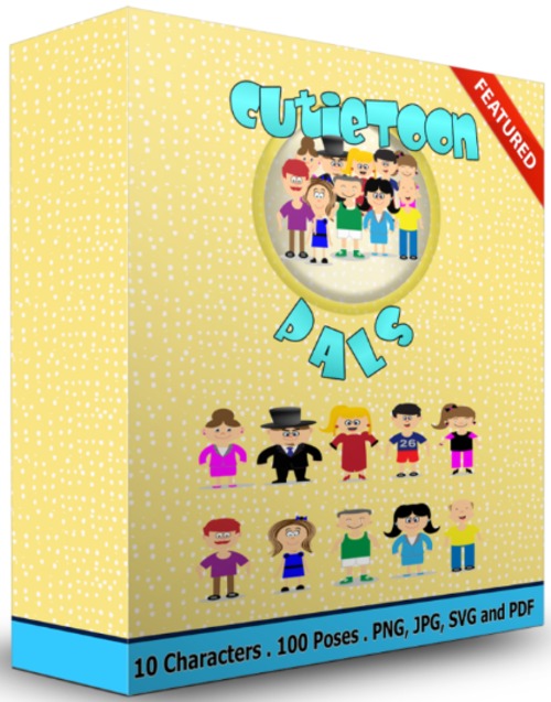 Product picture 10 Cutie Pals in 100 Poses